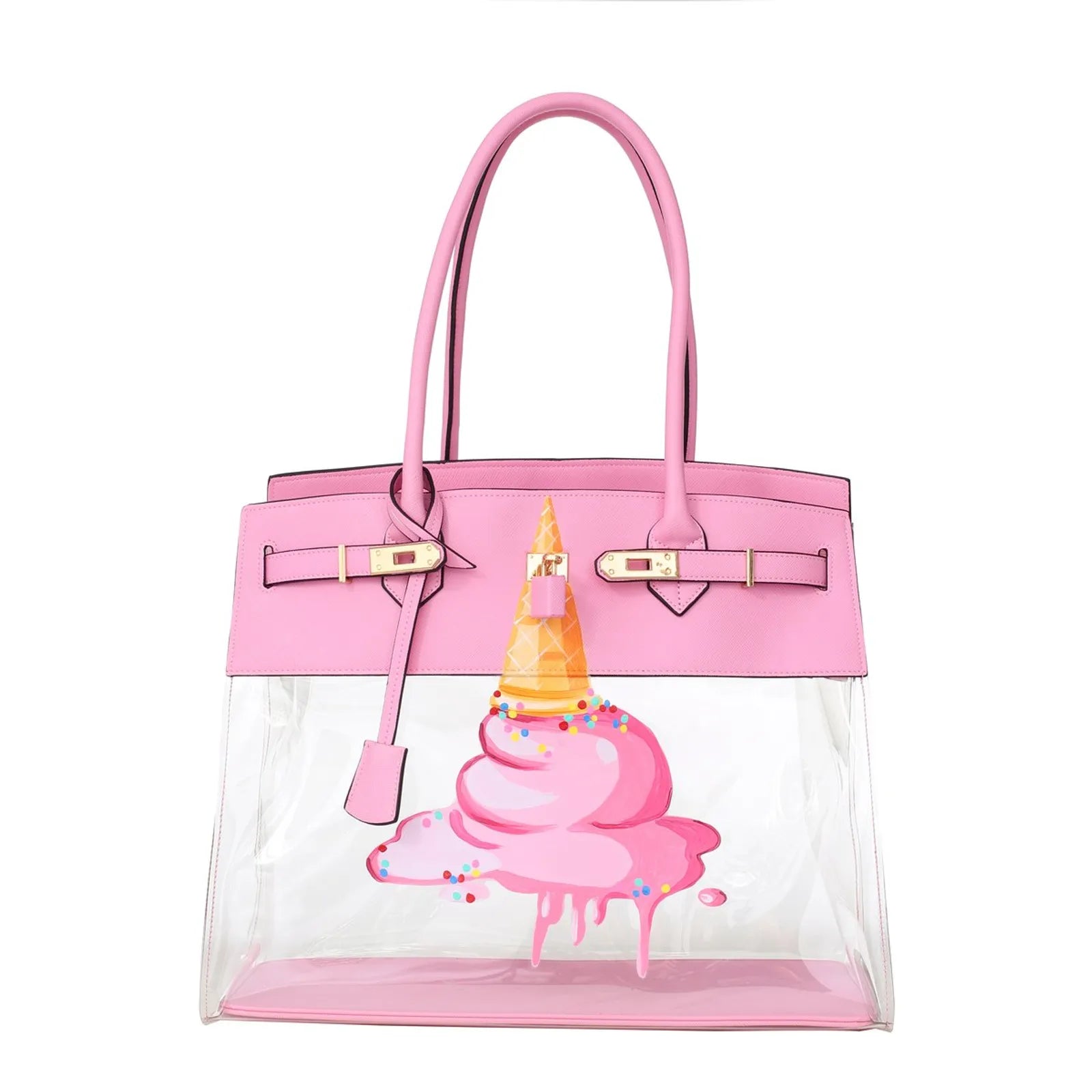 حقيبة جيلاتو مرسومة يدويا