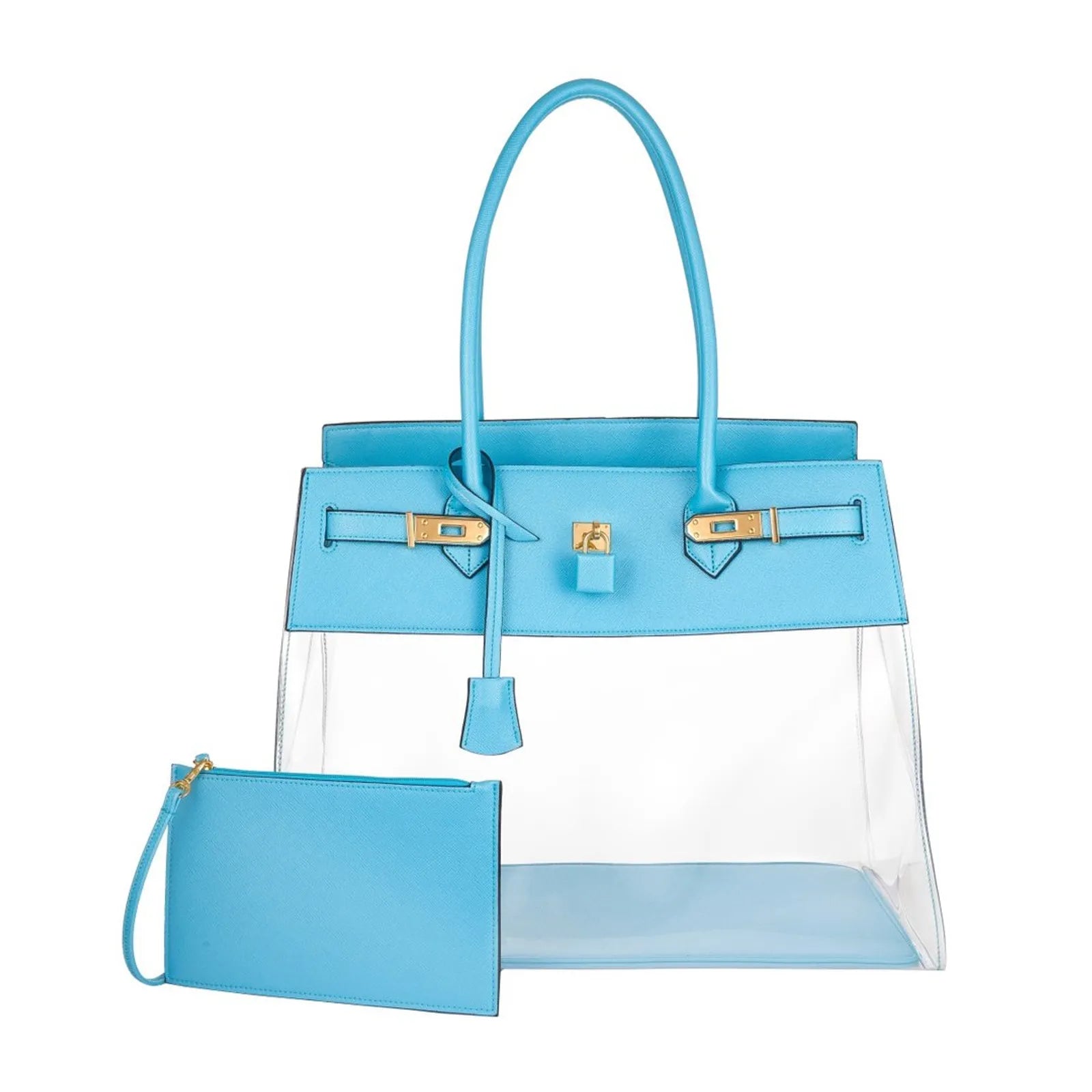 حقيبة تروبيكال مقاس 40 باللون أزرق فاتح